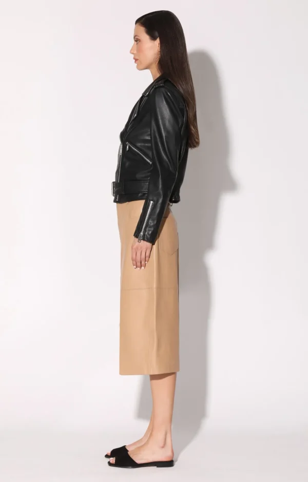 Walter Baker Allison Jacket, Black-Leather>Women Jackets