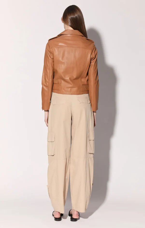 Walter Baker Allison Jacket, Camel-Leather>Women Jackets