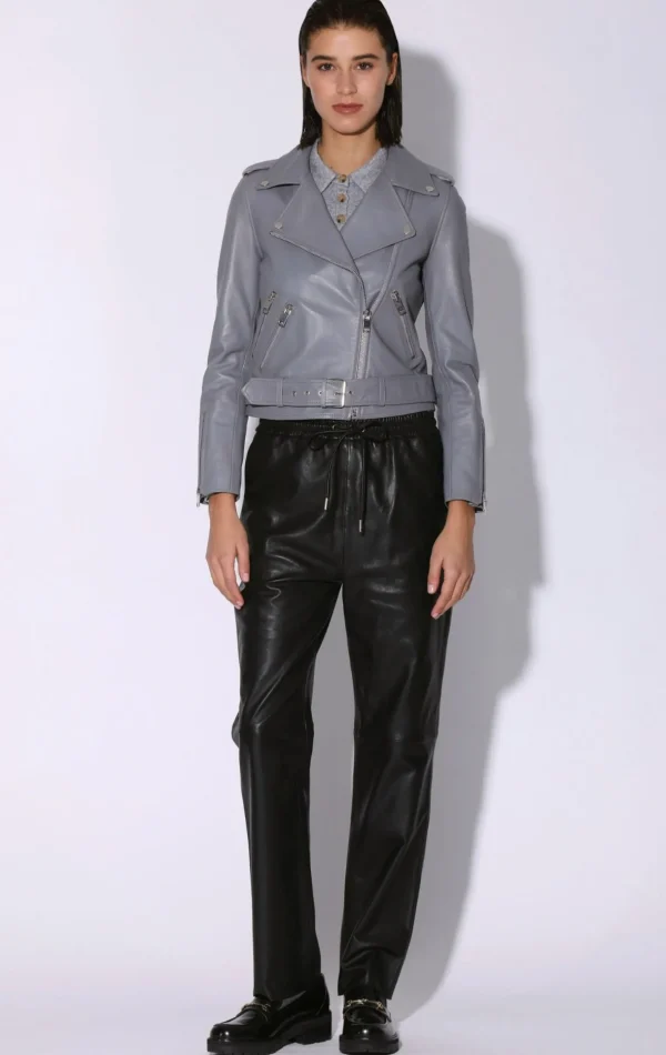 Walter Baker Allison Jacket, Granite-Leather>Women Jackets