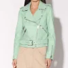 Walter Baker Allison Jacket, Pistachio-Leather>Women Leather