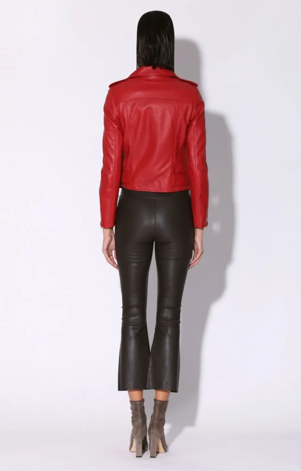 Walter Baker Allison Jacket, Red-Leather>Women Jackets