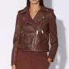 Walter Baker Allison Jacket, Walnut-Leather>Women Jackets