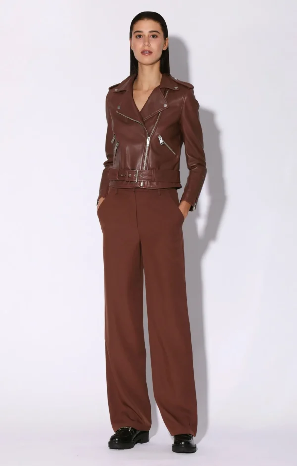 Walter Baker Allison Jacket, Walnut-Leather>Women Leather