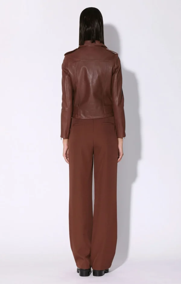 Walter Baker Allison Jacket, Walnut-Leather>Women Jackets