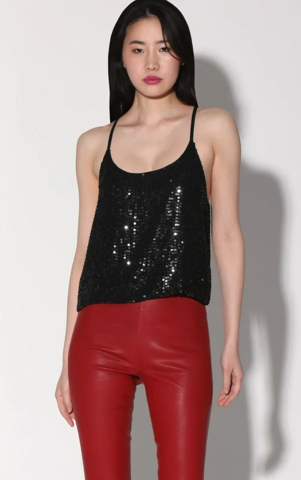 Walter Baker Amber Top, Black Beading>Women Tops