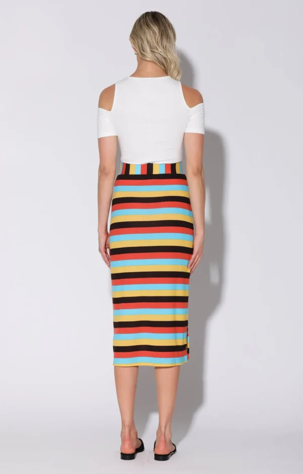 Walter Baker Annika Skirt, Mod Stripe Knit>Women Bottoms