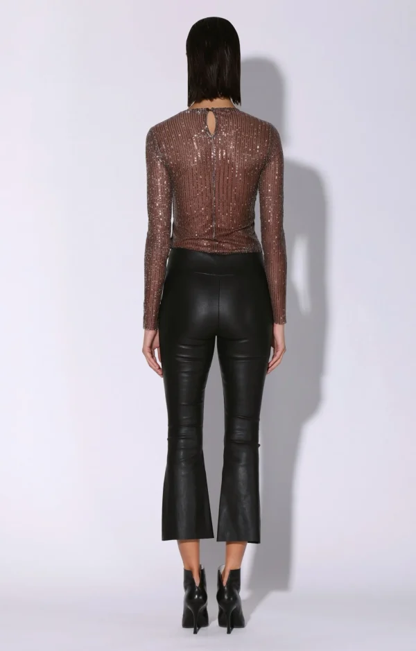 Walter Baker Barra Top, City Sequin Mink>Women Tops