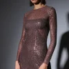 Walter Baker Bellini Dress, City Sequin Mink>Women Dresses