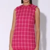 Walter Baker Bethani Dress, Magenta Electric Tweed>Women Dresses