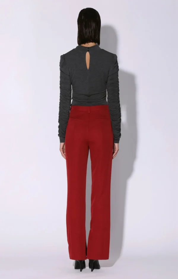 Walter Baker Blakeley Pant, Wine>Women Bottoms