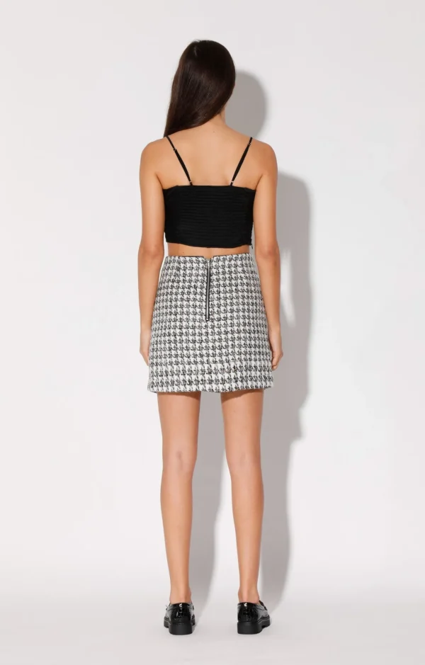 Walter Baker Brianne Top, Black-Satin>Women Tops