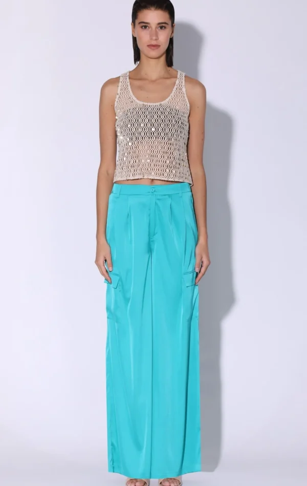 Walter Baker Chayse Top, Crochet Sequin>Women Tops