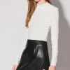 Walter Baker Corteza Skirt, Black-Leather>Women Bottoms