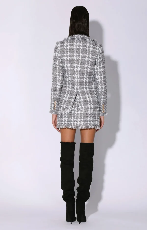 Walter Baker Damon Blazer, Heritage Tweed Grey>Women Jackets