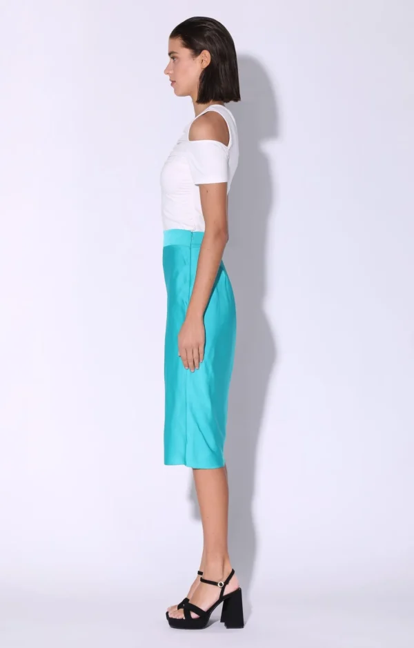 Walter Baker Daya Skirt, Turquoise>Women Bottoms