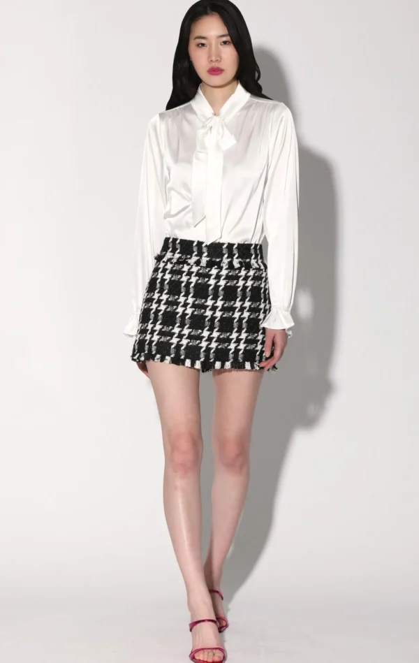 Walter Baker Della Skirt, Heritage Tweed Black>Women Bottoms