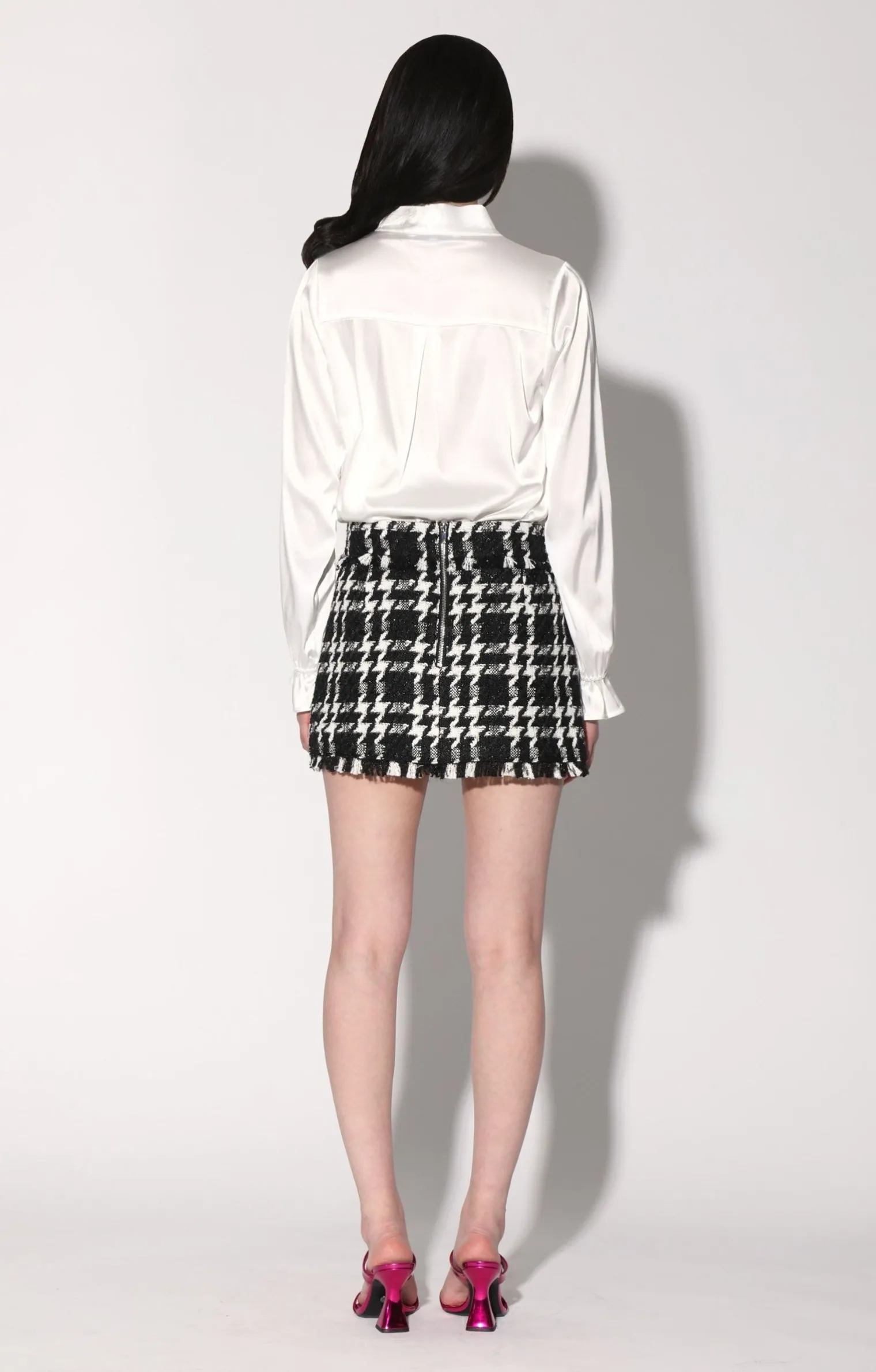 Walter Baker Della Skirt, Heritage Tweed Black>Women Bottoms