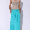 Walter Baker Denver Pant, Turquoise>Women Bottoms