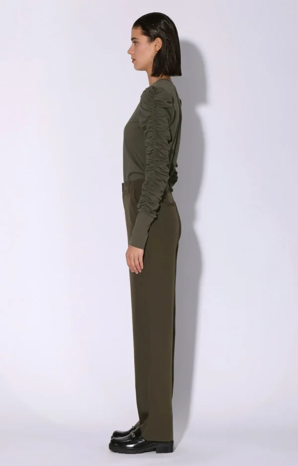 Walter Baker Dot Top, Olive>Women Tops