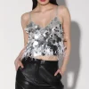 Walter Baker Dynah Top, Silver Starlet Sequin>Women Tops