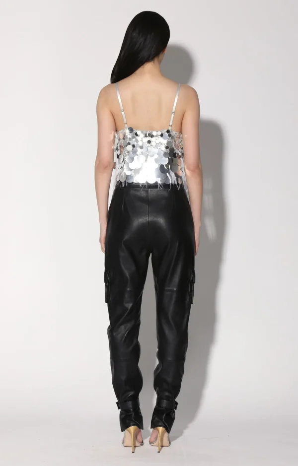 Walter Baker Dynah Top, Silver Starlet Sequin>Women Tops