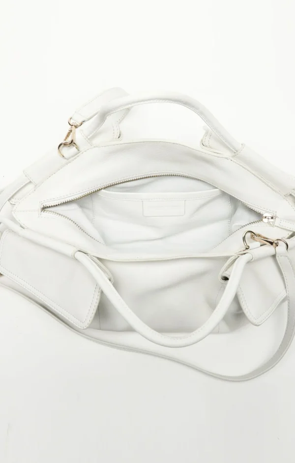 Walter Baker Easton Satchel, Bright White>Women Handbags