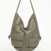 Walter Baker Easton Shoulder, Army>Women Handbags