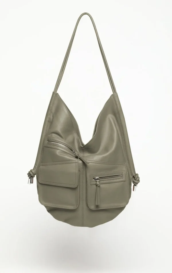 Walter Baker Easton Shoulder, Army>Women Handbags