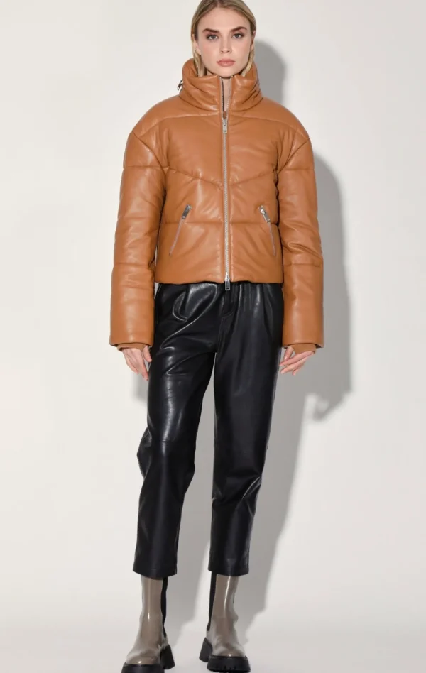 Walter Baker Edwina Jacket, Camel-Leather>Women Jackets