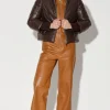 Walter Baker Edwina Jacket, Mocha-Leather>Women Jackets