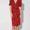 Walter Baker Fabienne Dress, Bold Persimmon>Women Dresses