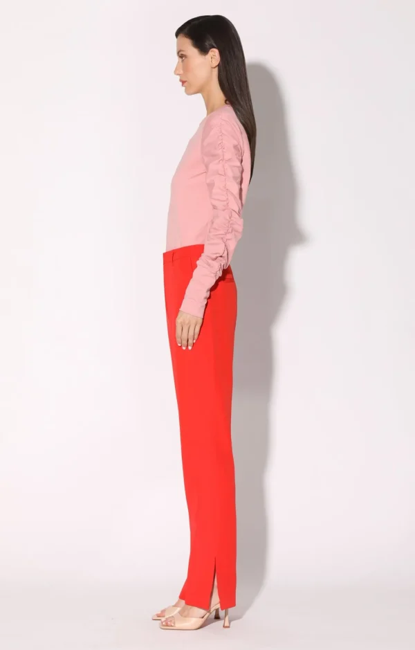 Walter Baker Falon Pant, Poppy>Women Bottoms