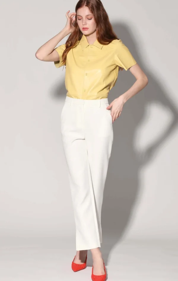 Walter Baker Falon Pant, White>Women Bottoms