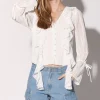 Walter Baker Francesca Top, Off White>Women Tops