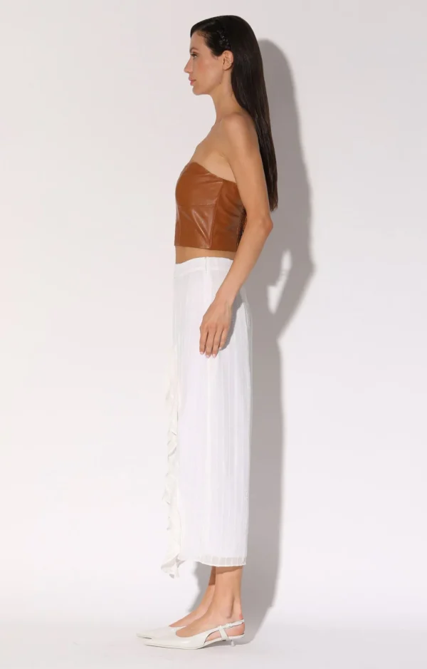 Walter Baker Frida Skirt, Off White>Women Bottoms