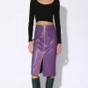 Walter Baker Galette Skirt, Amethyst-Leather>Women Bottoms