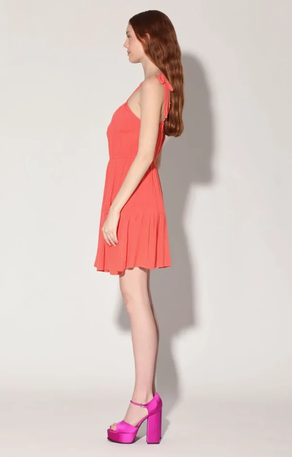 Walter Baker Gloria Dress, Papaya>Women Dresses