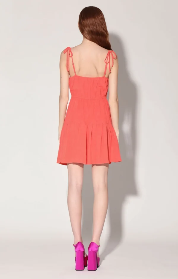 Walter Baker Gloria Dress, Papaya>Women Dresses