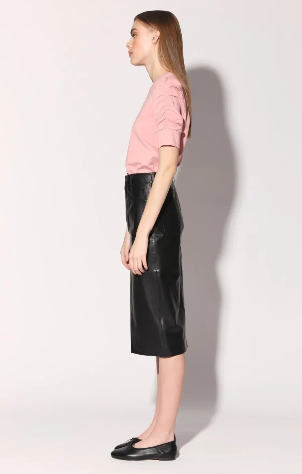 Walter Baker Glynice Skirt, Black-Leather>Women Leather