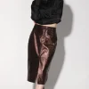 Walter Baker Glynice Skirt, Bronze Leather>Women Bottoms