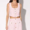 Walter Baker Ida Top, Picnic Tweed Pink>Women Tops