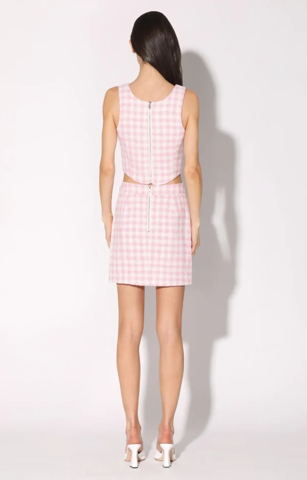 Walter Baker Iliana Skirt, Picnic Tweed Pink>Women Bottoms