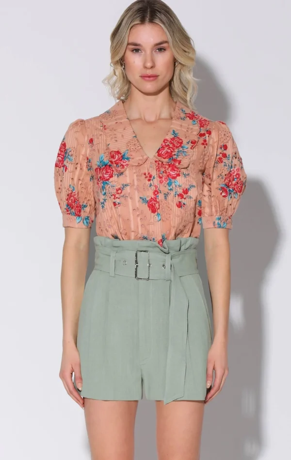 Walter Baker Irma Top, Botanical Eyelet>Women Tops