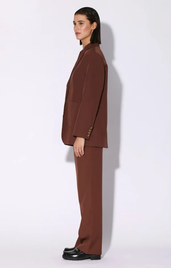 Walter Baker Jagger Blazer, Chocolate>Women Jackets