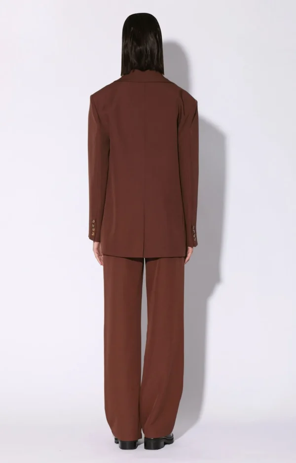 Walter Baker Jagger Blazer, Chocolate>Women Jackets