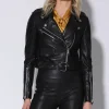 Walter Baker Jase Jacket, Black-Leather>Women Leather