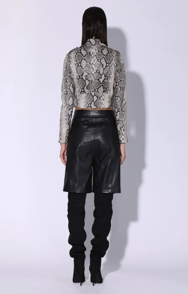 Walter Baker Jase Jacket, Grey Snake-Leather>Women Leather