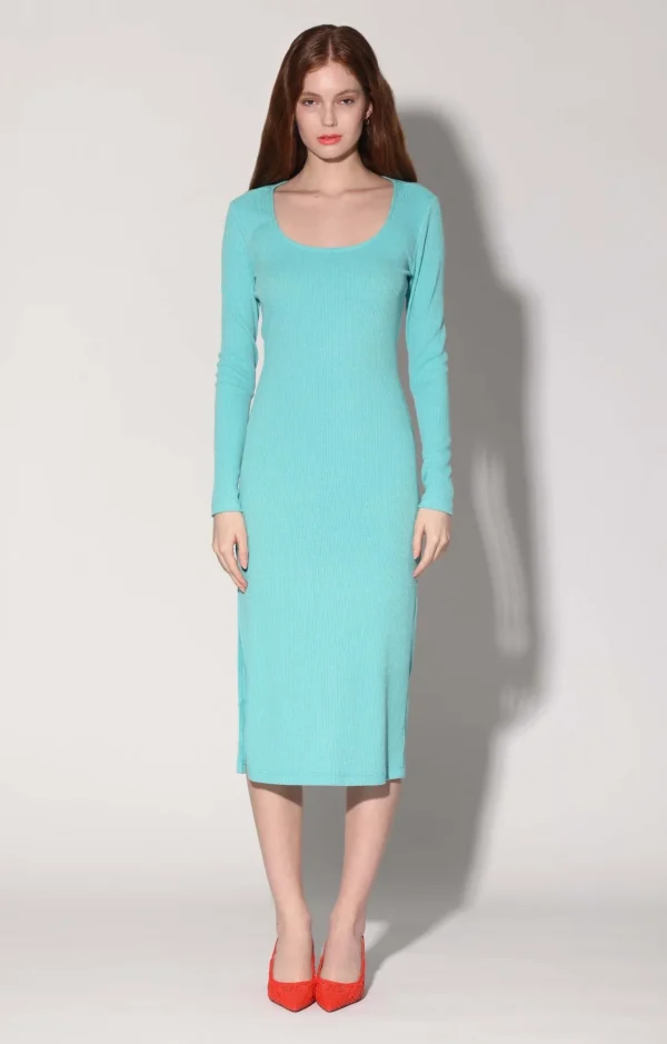 Walter Baker Jolene Dress, Aqua>Women Dresses