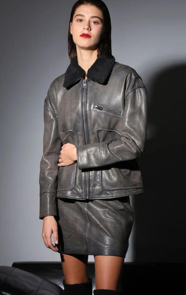 Walter Baker Jonah Jacket, Mustang-Leather>Women Jackets