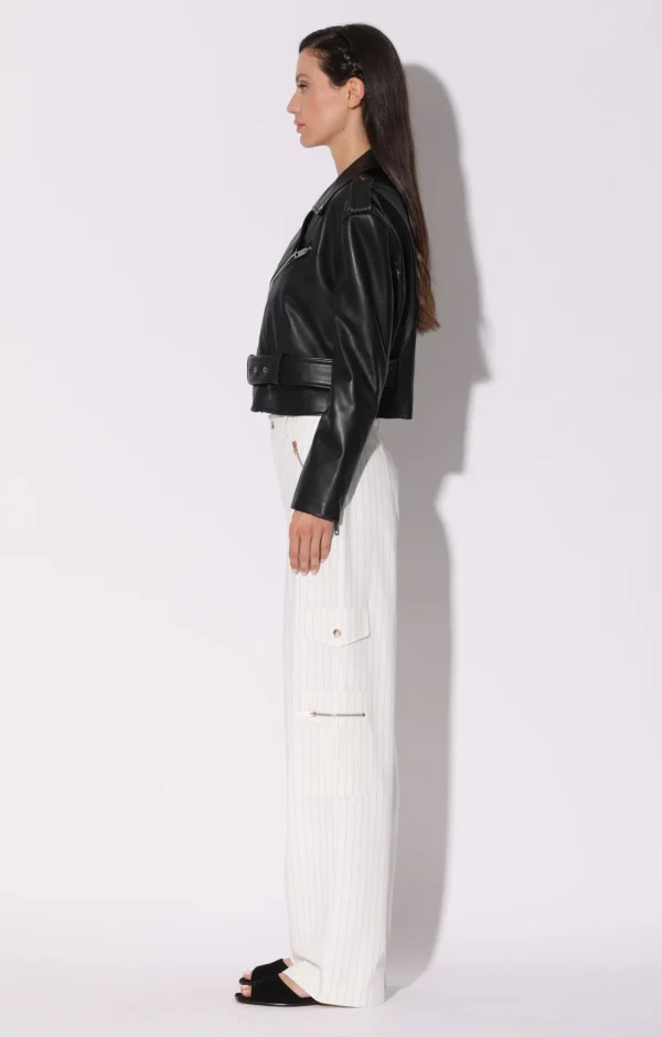 Walter Baker Jordy Jacket, Black-Leather>Women Leather